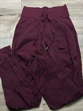 Lululemon Dance Studio Mid-Rise Jogger in Red Merlot